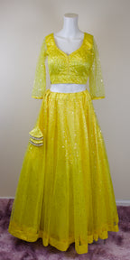 Yellow lelenga set