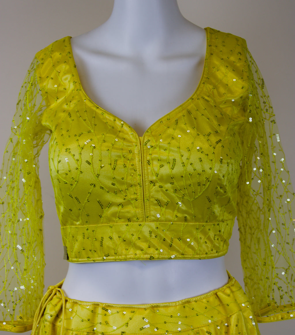 Yellow lelenga set