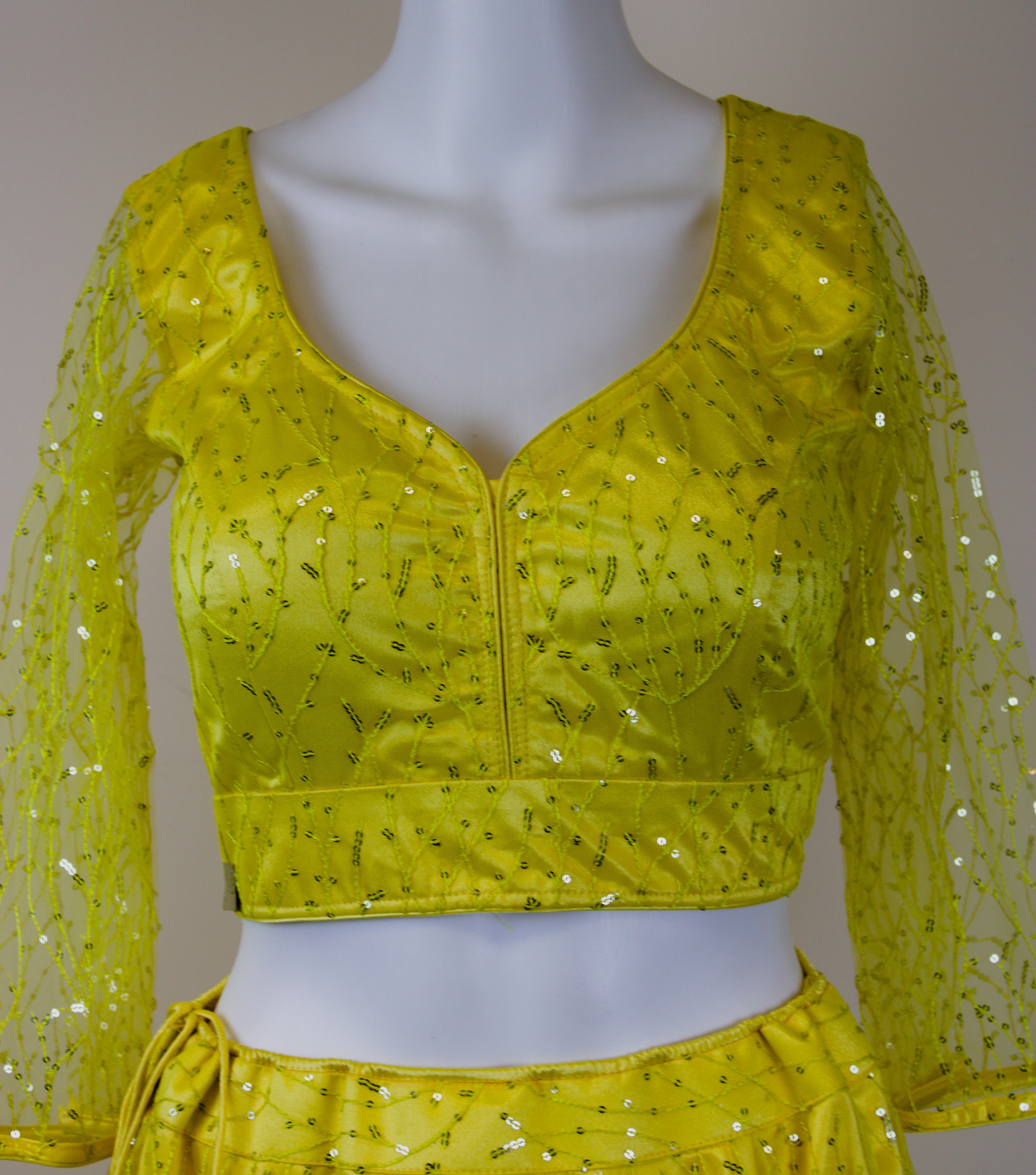 Yellow lelenga set