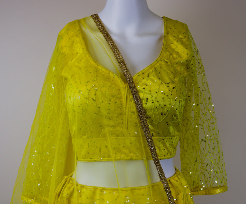 Yellow lelenga set