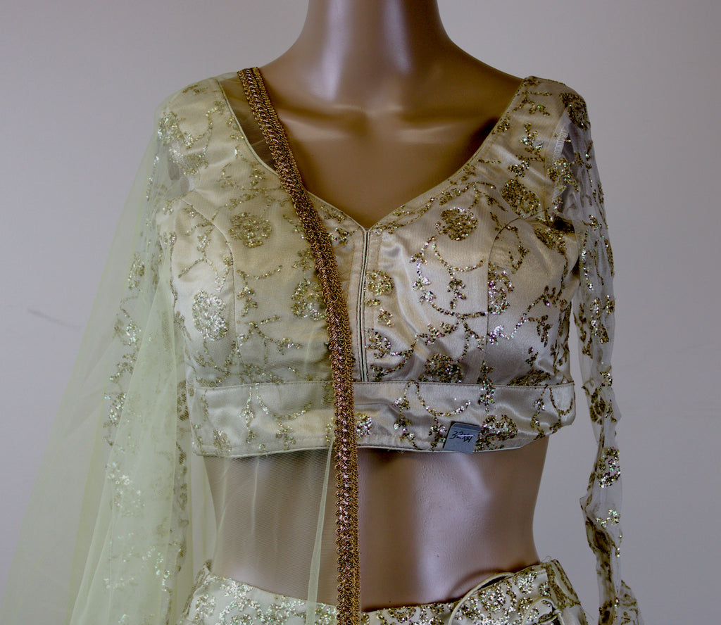 Golden Lehenga
