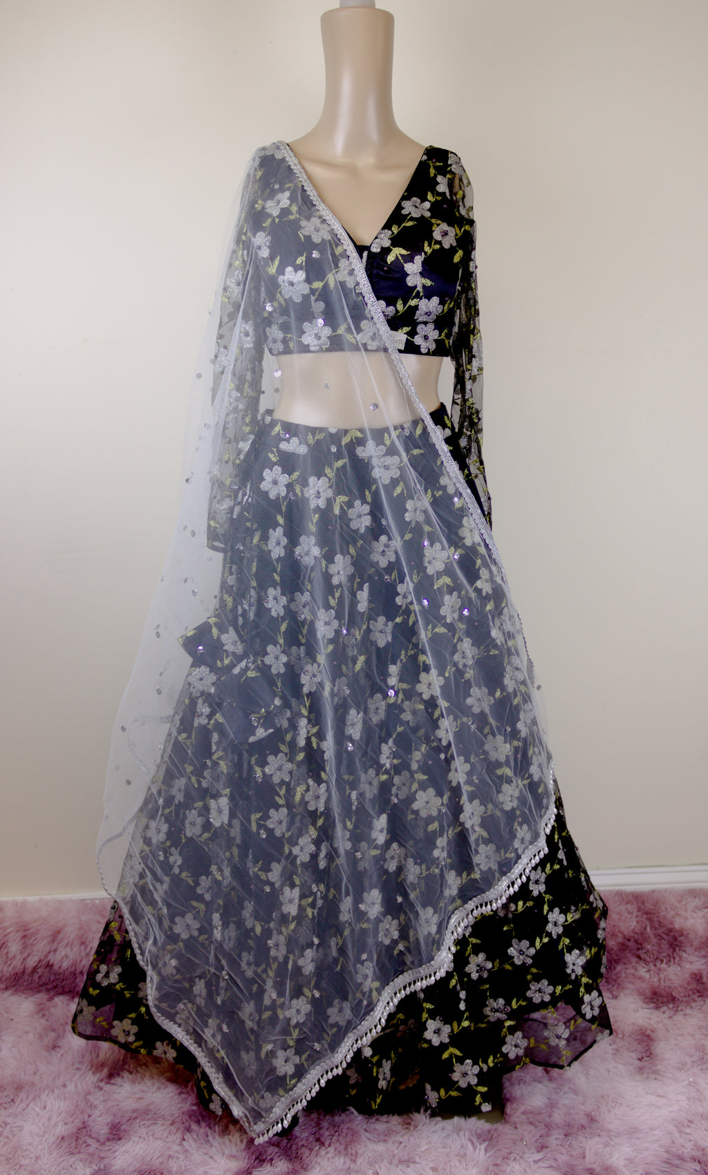 Black lehenga