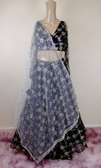 Black lehenga