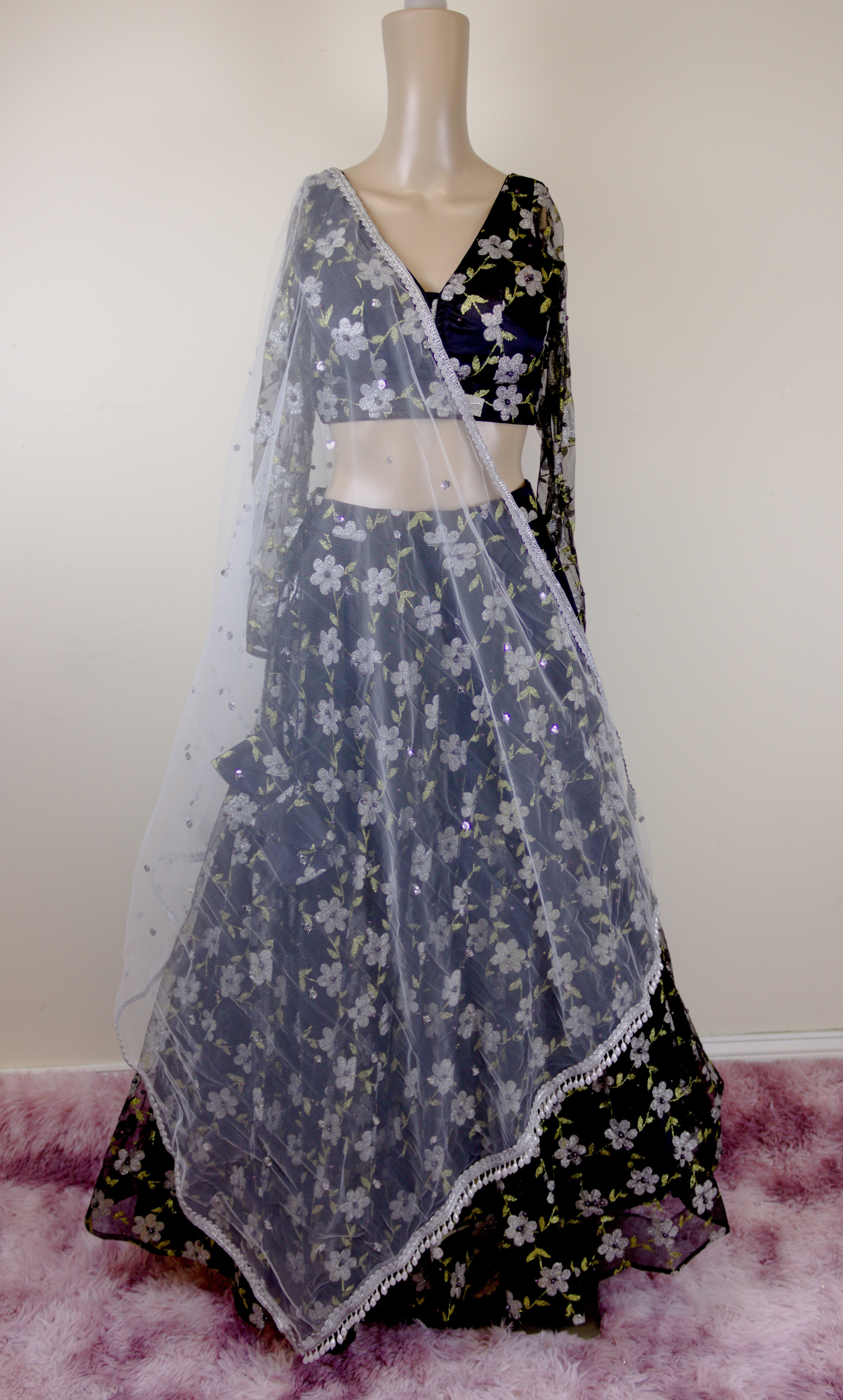 Black lehenga