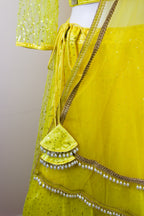 Yellow lelenga set