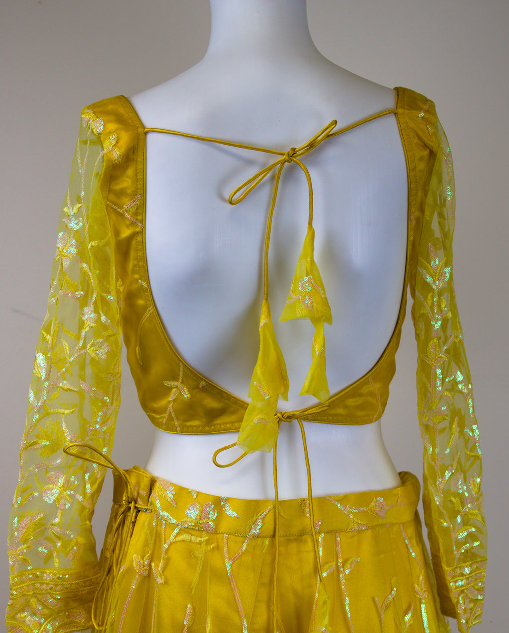 Yellow lehenga set