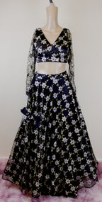 Black lehenga