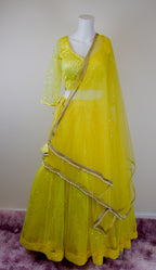 Yellow lelenga set