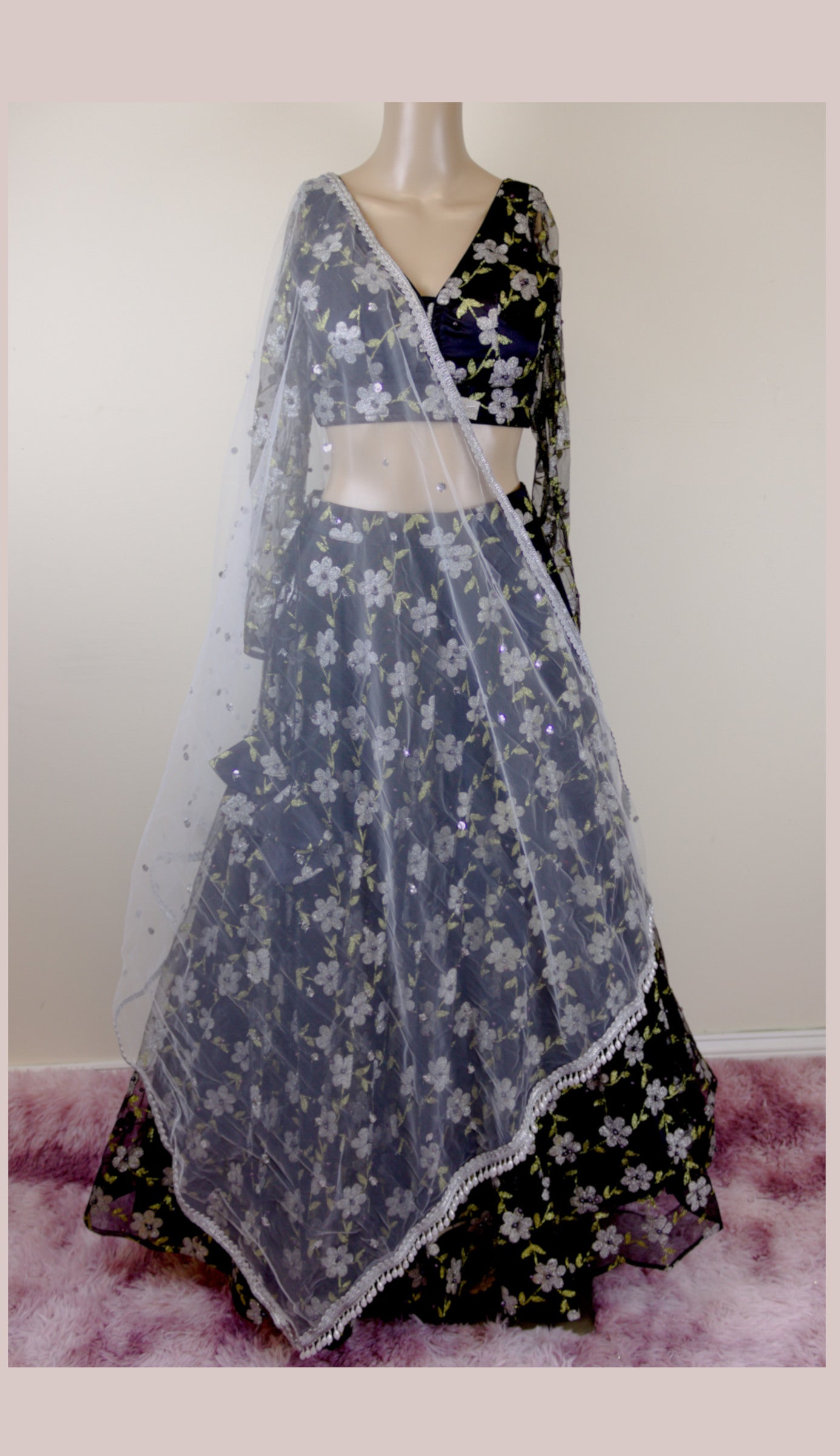 Black lehenga