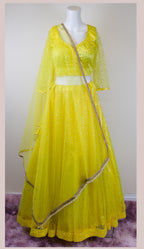 Yellow lelenga set