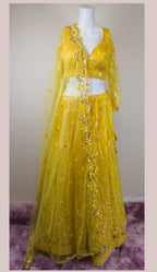 Yellow lehenga set