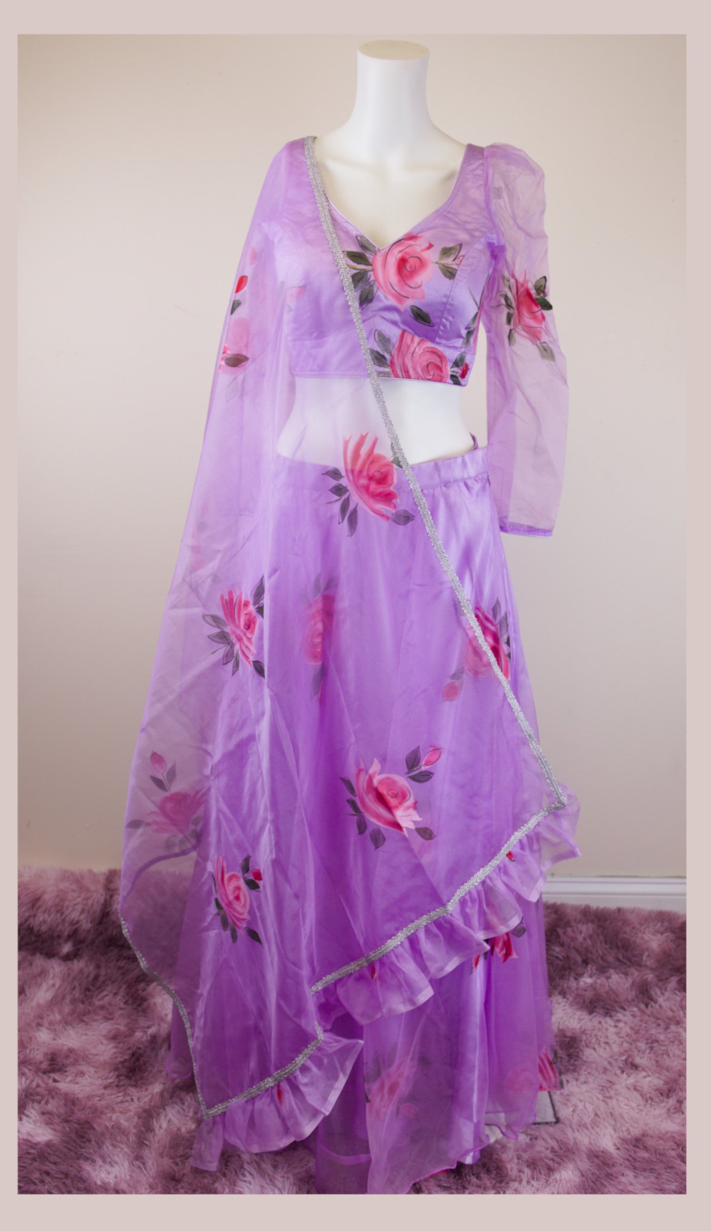 organza lehanga