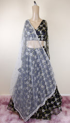 Black lehenga