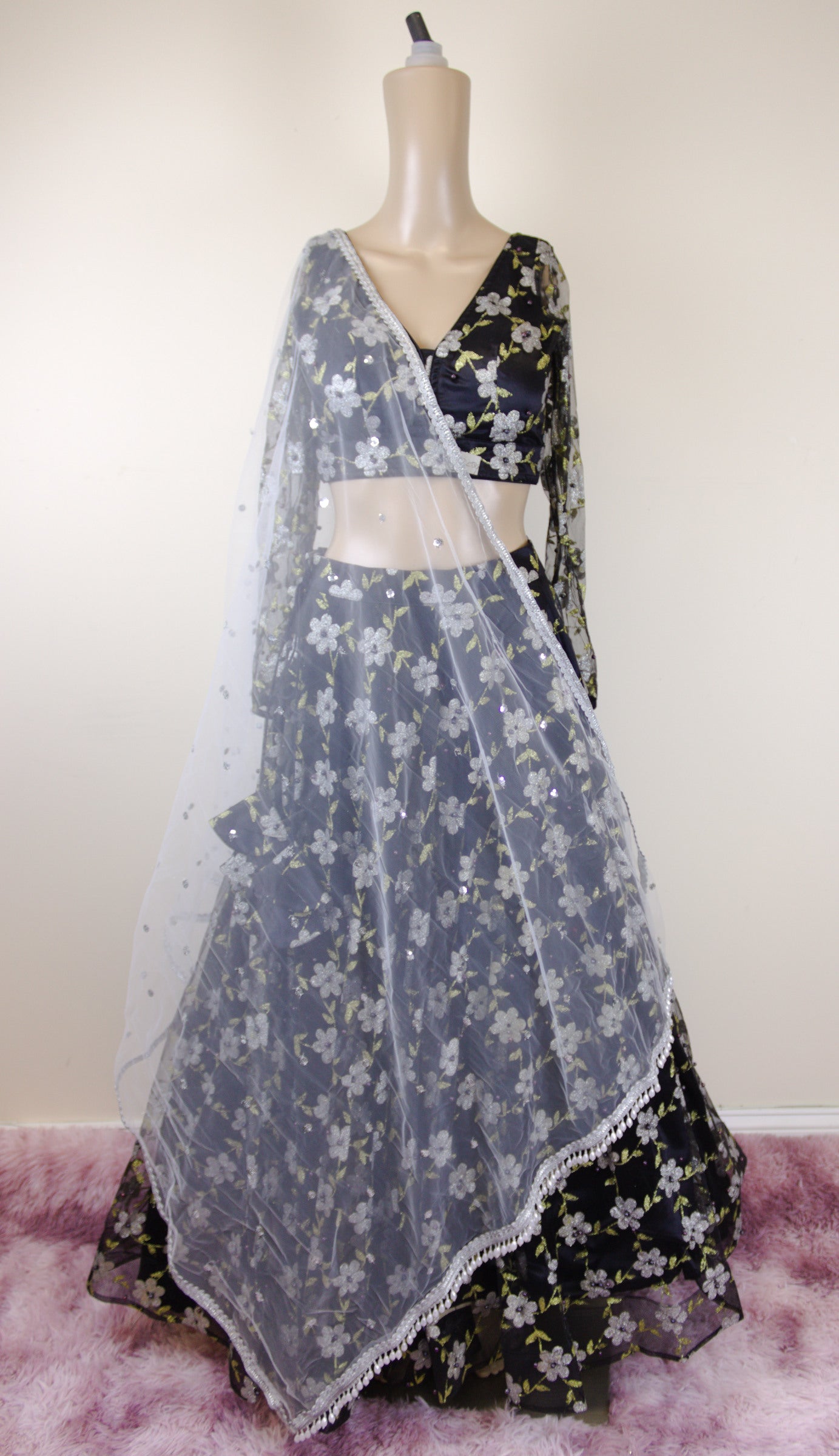 Black lehenga