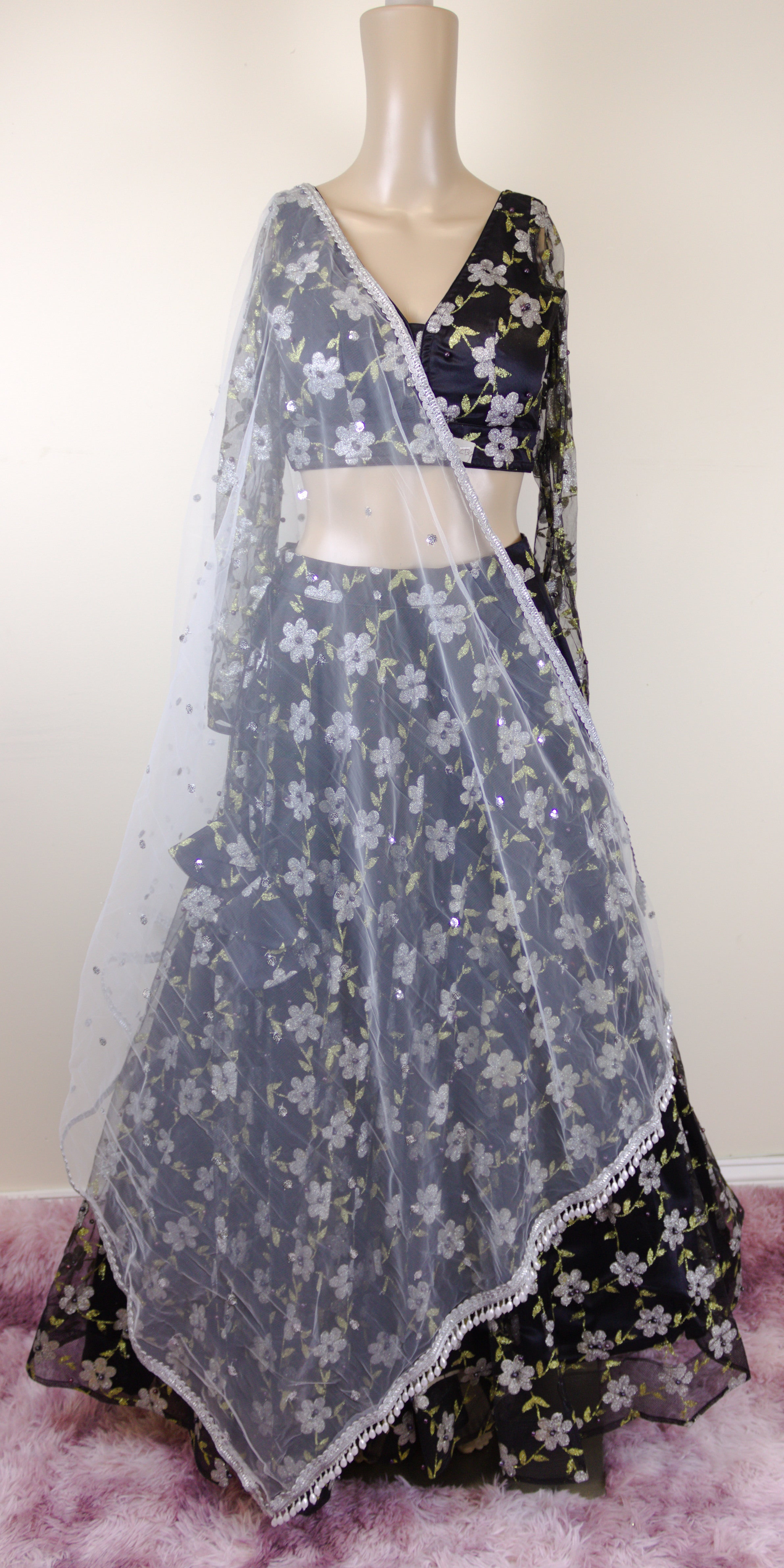 Black lehenga