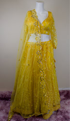 Yellow lehenga set